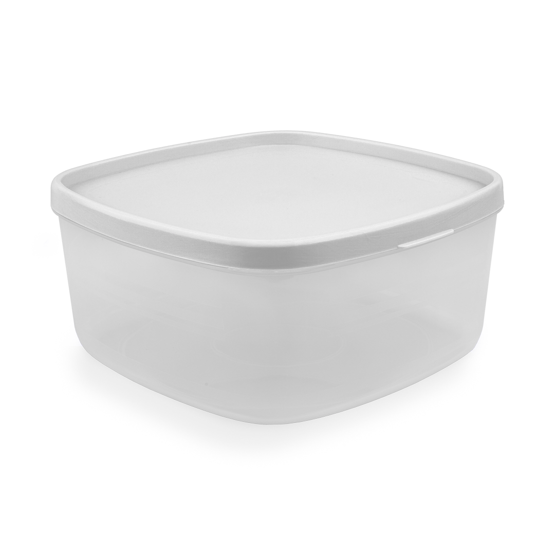 four round lunch box