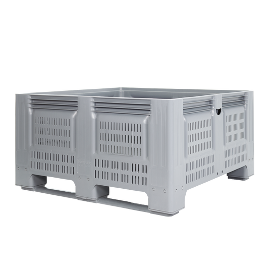 Container-Palette G4 1.2/1.2-0.62 with 2 locks.