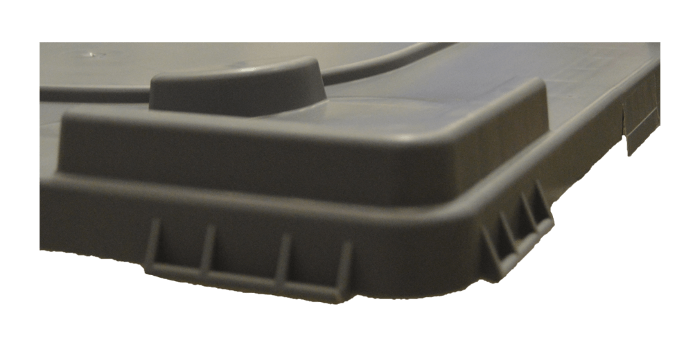 Container cover G4 1200x1200 with Domplex shaft
