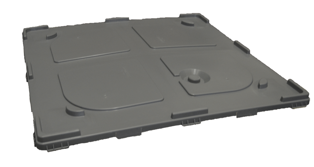 Container cover G4 1200x1200 with Domplex shaft
