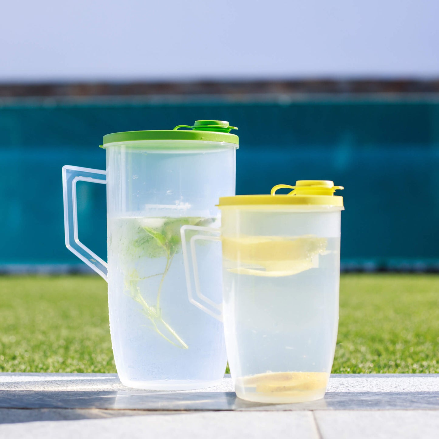 Small pitcher with lid