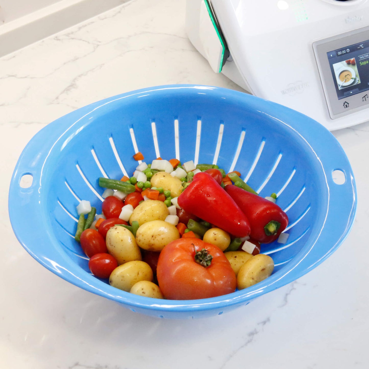 Vegetable and salad strainer