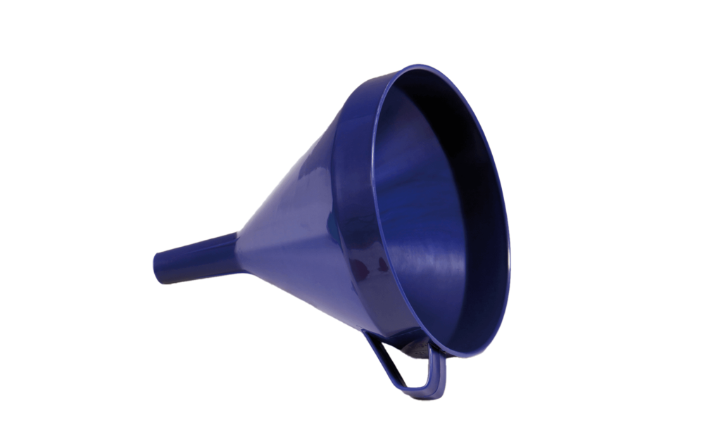 funnel with filter