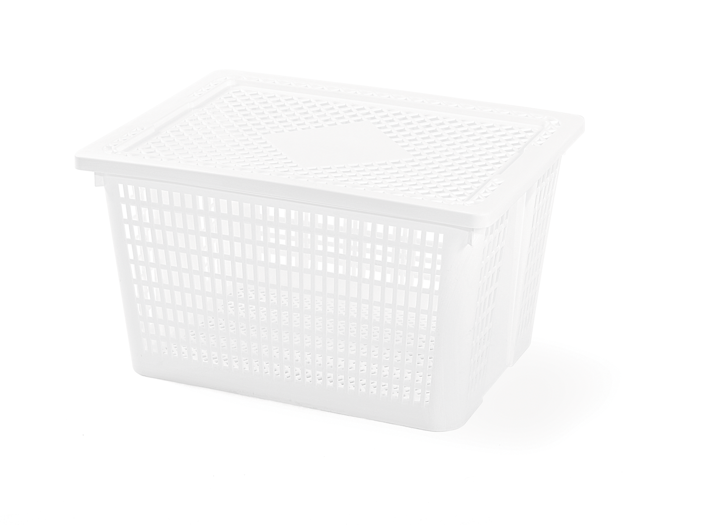Panier Rect Mer/Soleil avec couvercle