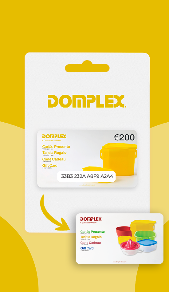 Cartão Presente Domplex