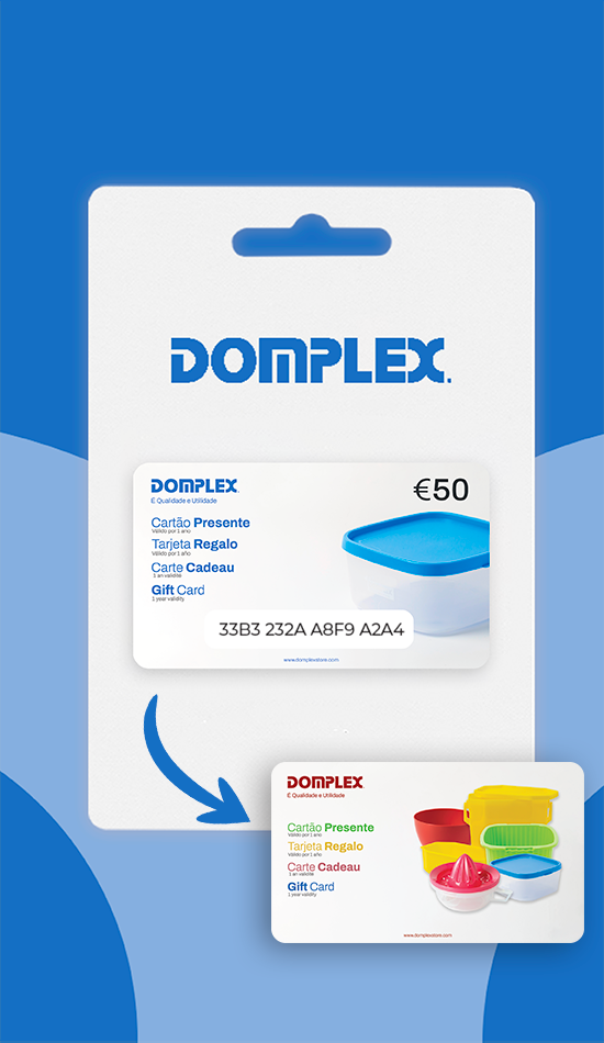 Cartão Presente Domplex