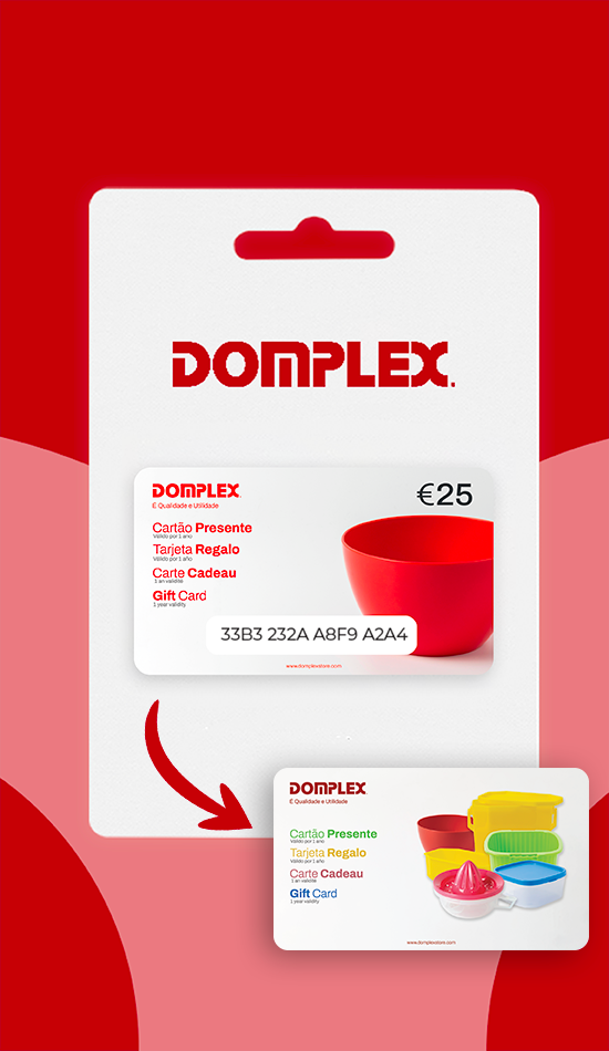 Cartão Presente Domplex