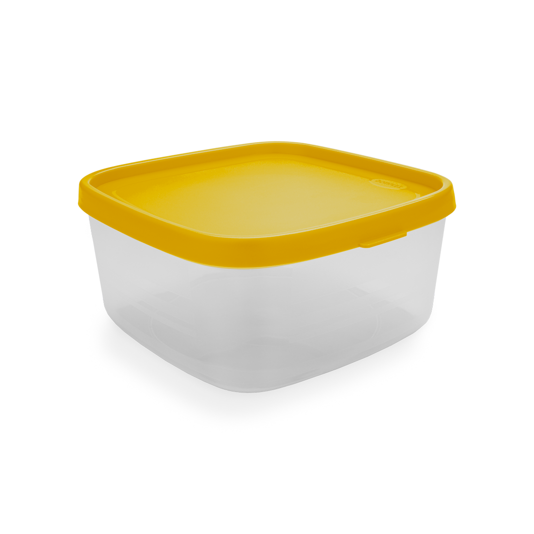 four round lunch box