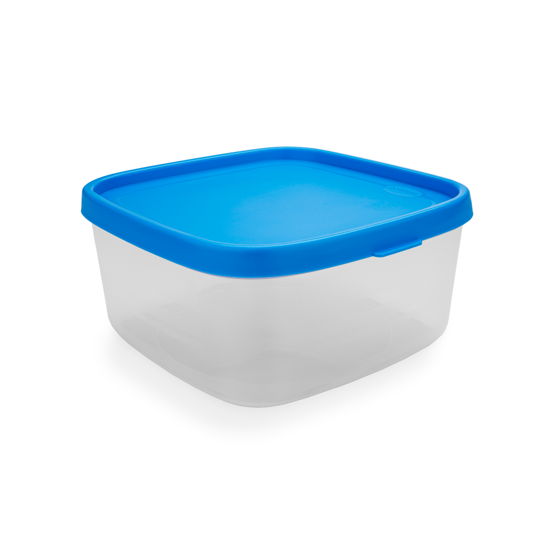 four round lunch box