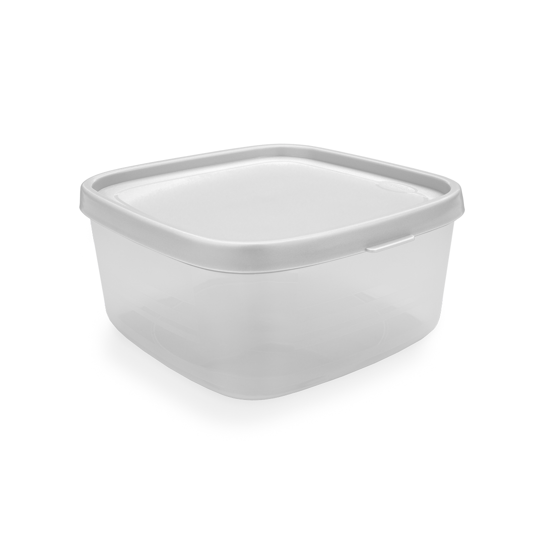 four round lunch box