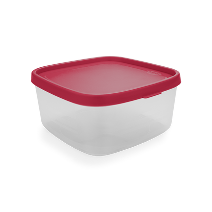 four round lunch box