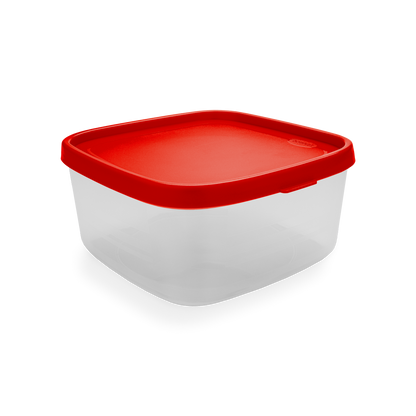 four round lunch box