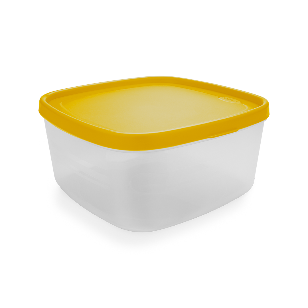 four round lunch box