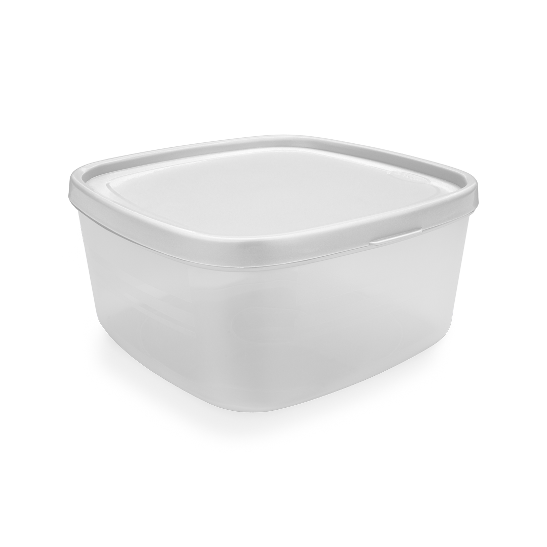 four round lunch box