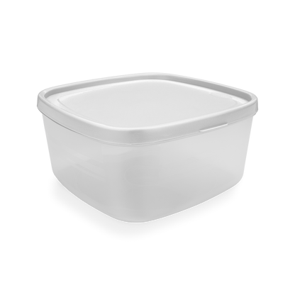 four round lunch box