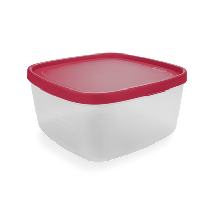 four round lunch box