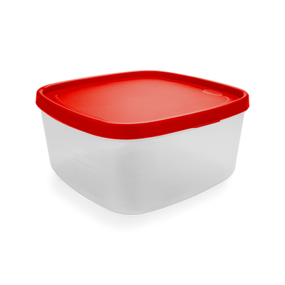 four round lunch box