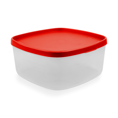 four round lunch box