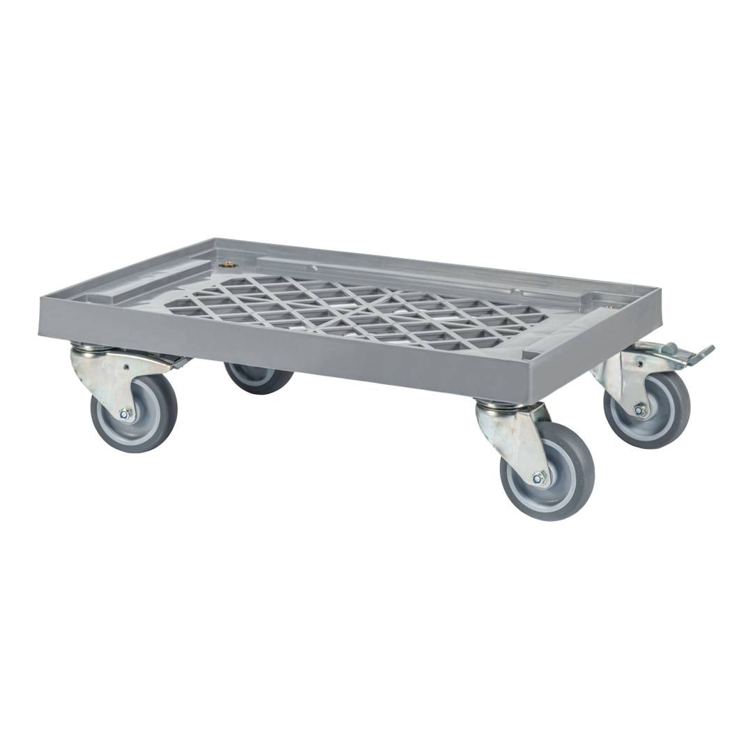 Plateforme sans garniture et avec roulettes