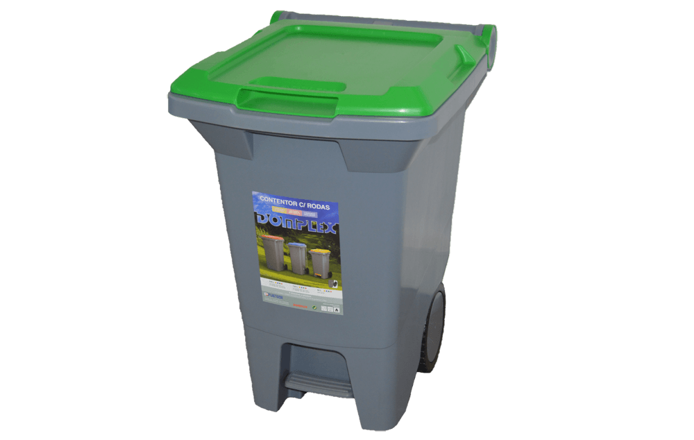 60 liter container with Domplex ITC lid and wheels