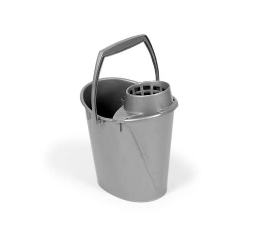 Oval Service Station Bucket w/ Mop Drainer