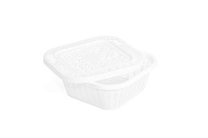 Open image in slideshow, QR plas-sol basket with tamperproof lid
