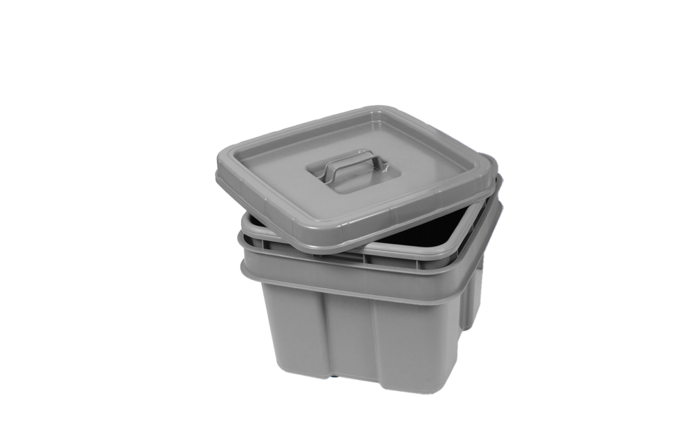 RH container with loose lid